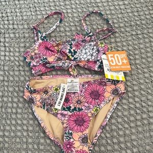 Shade Critters Bow Front Bikini in Floral Pink